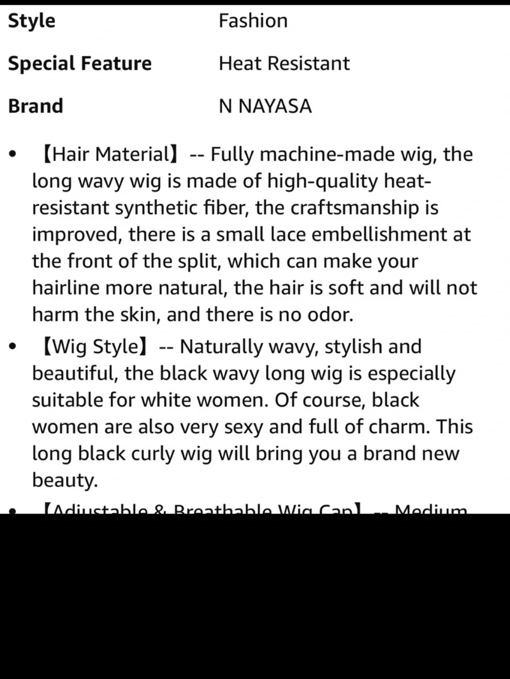 N/A luxurious long